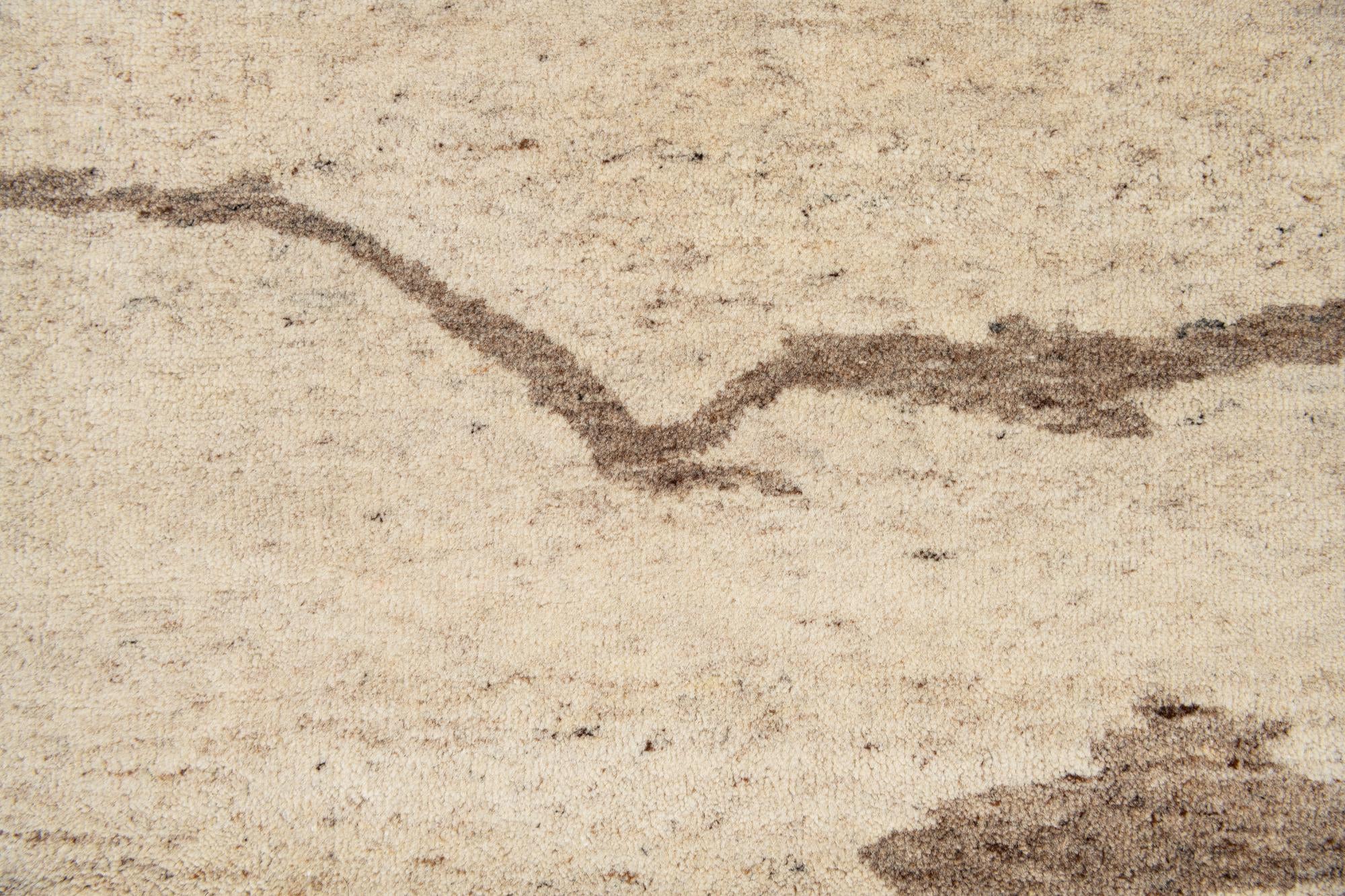 4' 1 x 6' Hand Knotted Tibet Wool Rug