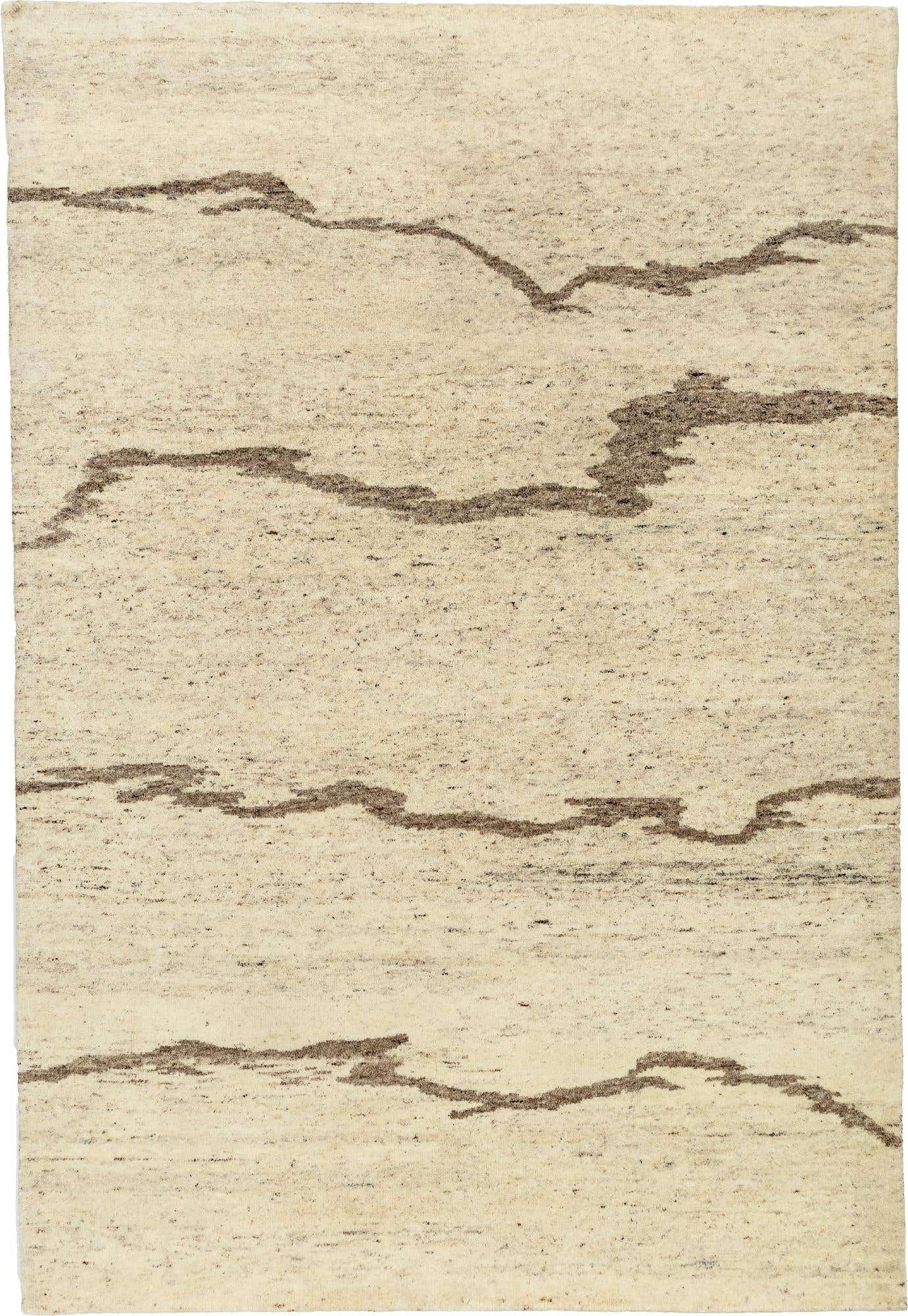 4' 1 x 6' Hand Knotted Tibet Wool Rug