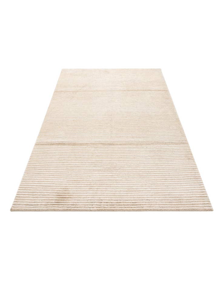 Detail image of 4' 1 x 6' Hand Knotted Tibet Wool Rug