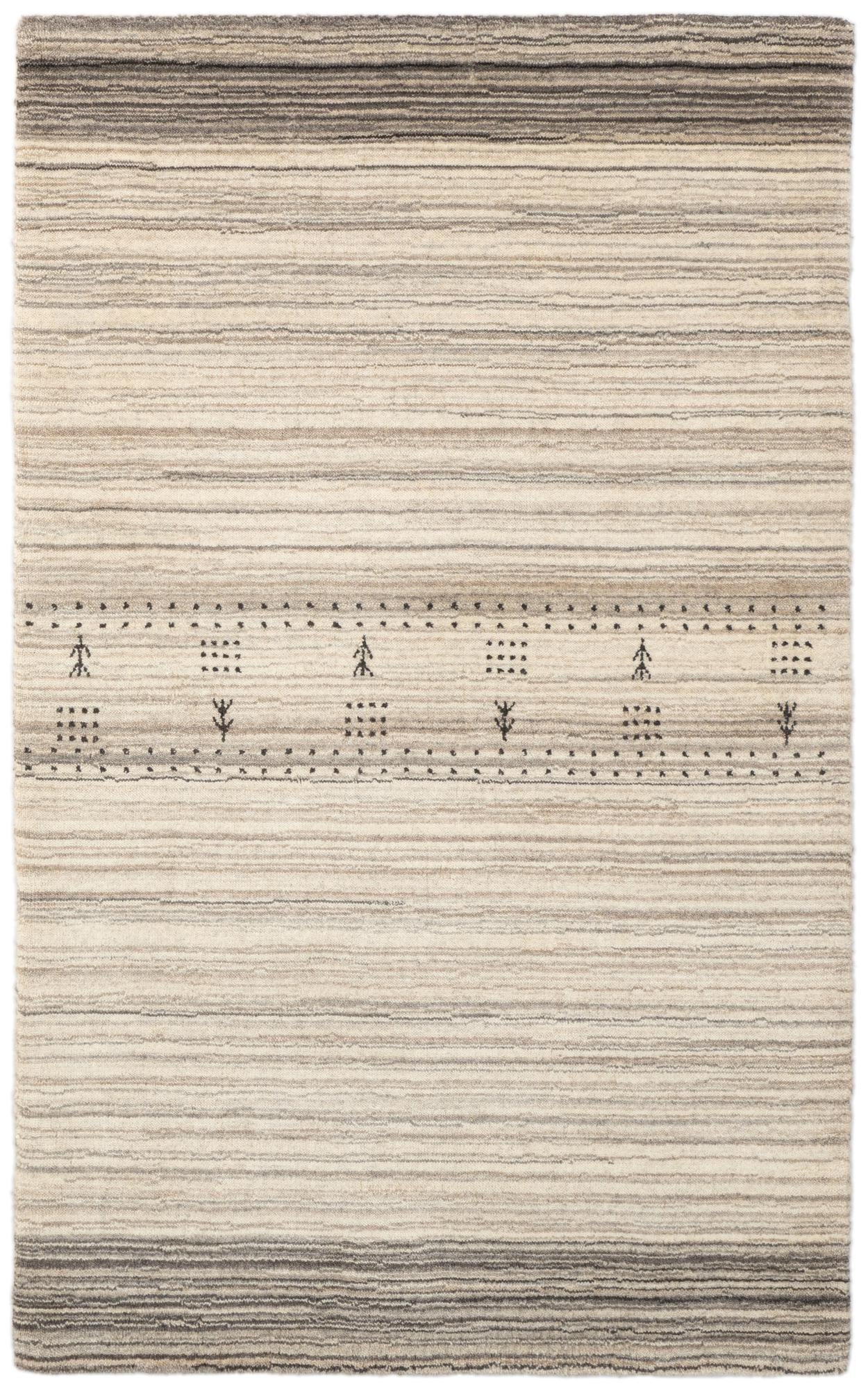 2' 5 x 4' Hand Knotted Tibet Wool Rug