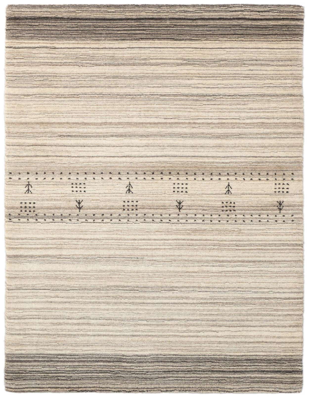 2' 5 x 4' Hand Knotted Tibet Wool Rug