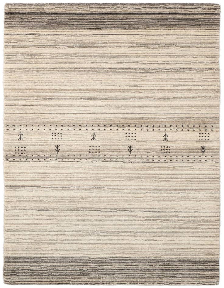 Detail image of 2' 5 x 4' Hand Knotted Tibet Wool Rug