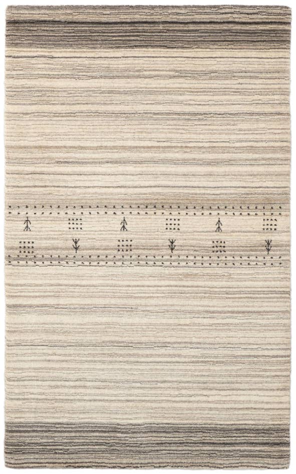 Detail image of 2' 5 x 4' Hand Knotted Tibet Wool Rug