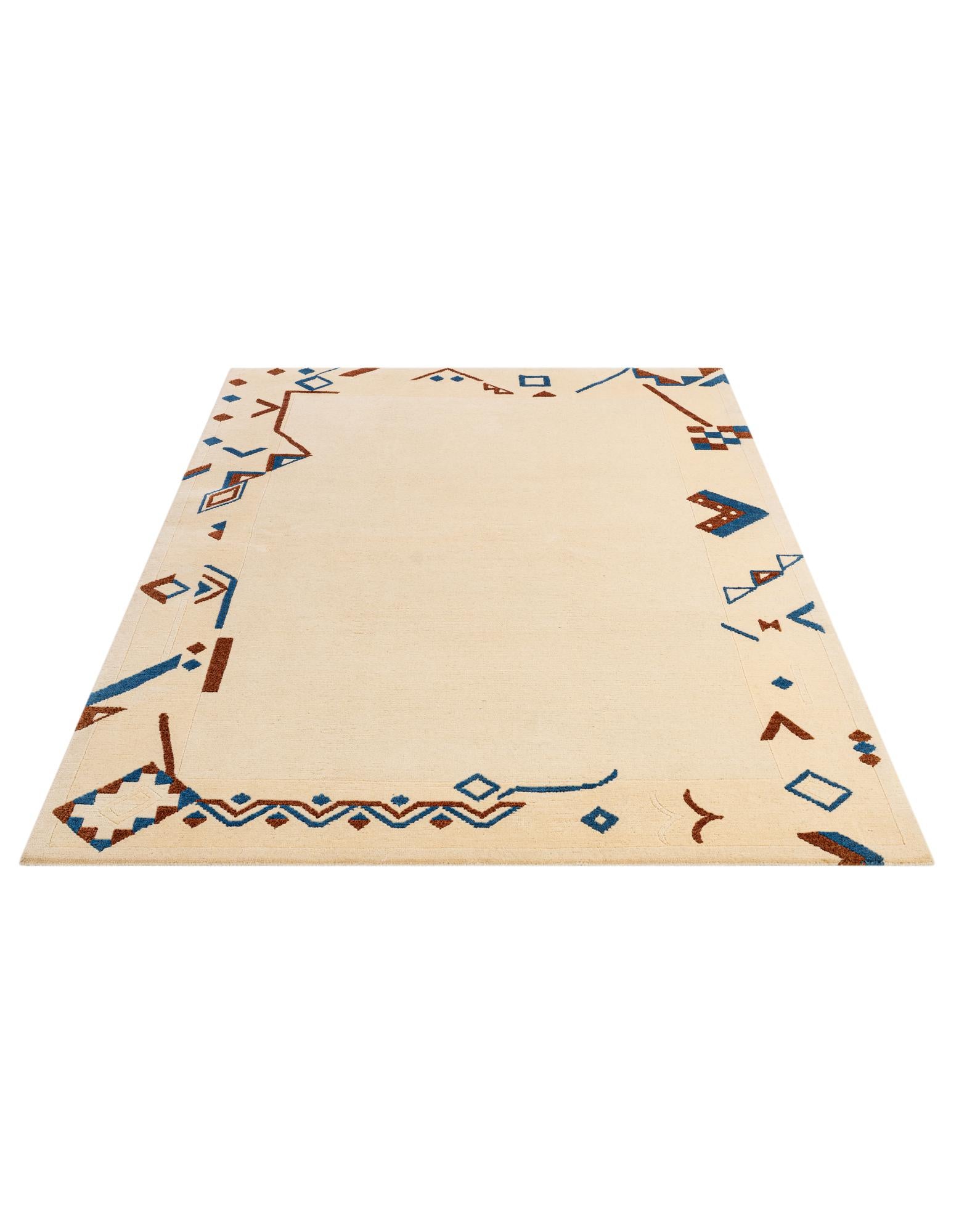 6' x 8' Hand Knotted Tibet Wool Rug