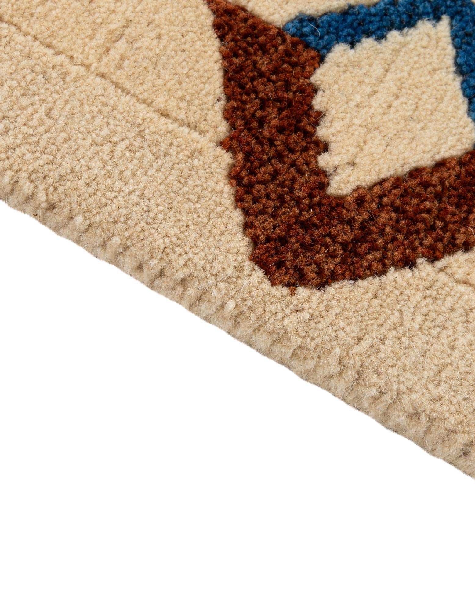 6' x 8' Hand Knotted Tibet Wool Rug