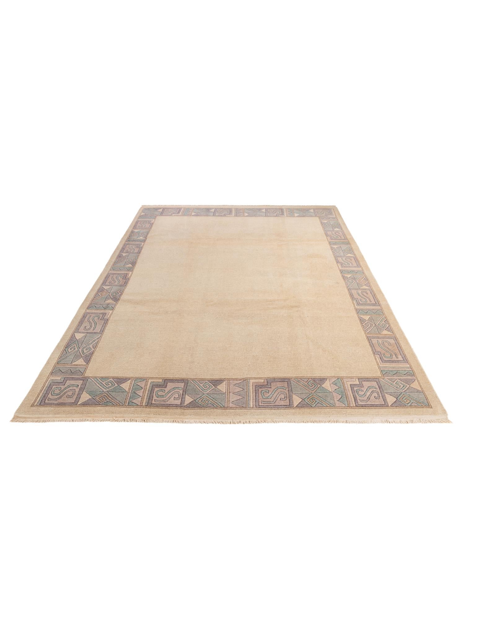8' 5 x 11' 7 Hand Knotted Tibet Wool Rug
