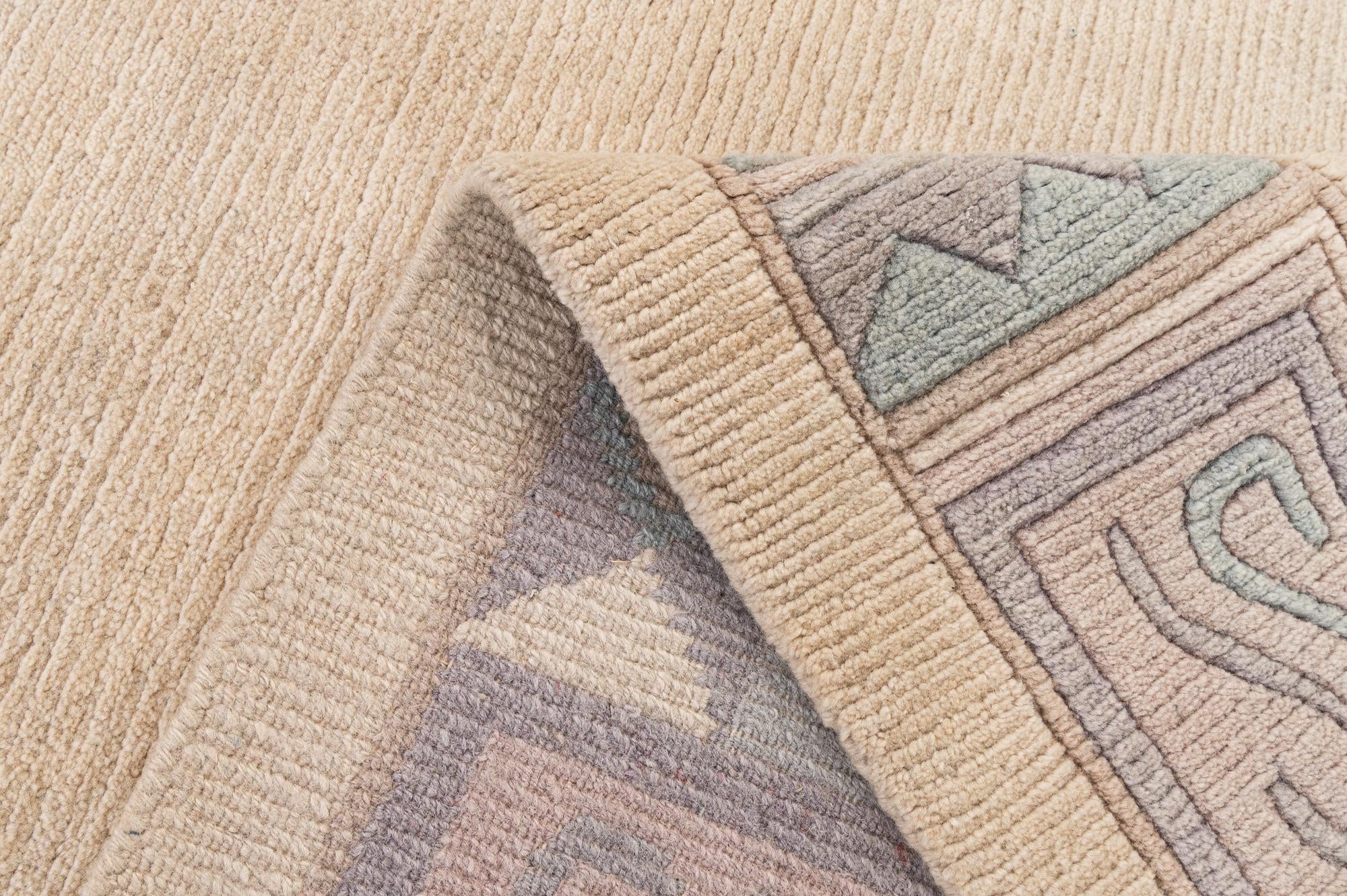 8' 5 x 11' 7 Hand Knotted Tibet Wool Rug