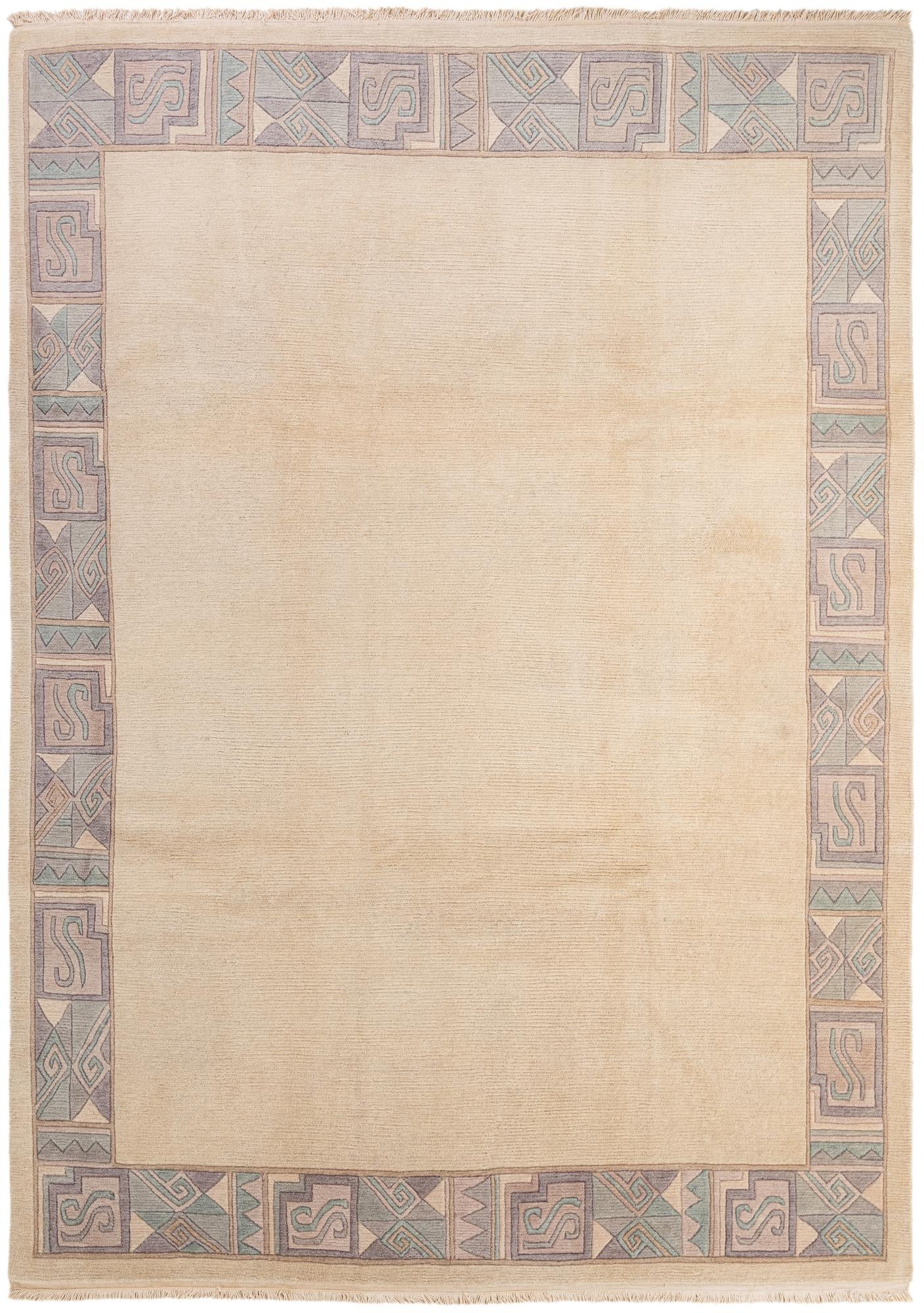 8' 5 x 11' 7 Hand Knotted Tibet Wool Rug