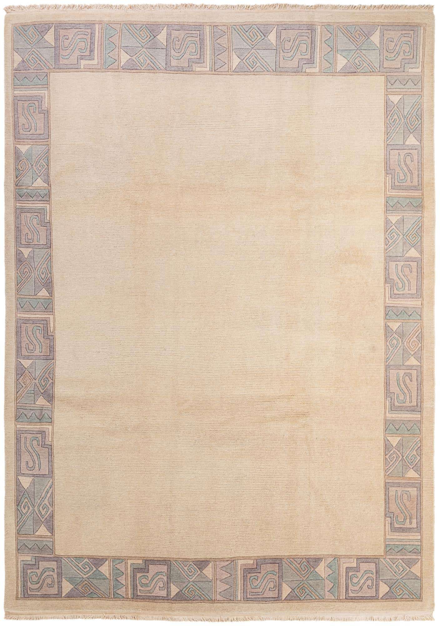 8' 5 x 11' 7 Hand Knotted Tibet Wool Rug