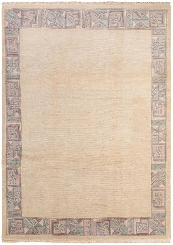 Detail image of 8' 5 x 11' 7 Hand Knotted Tibet Wool Rug