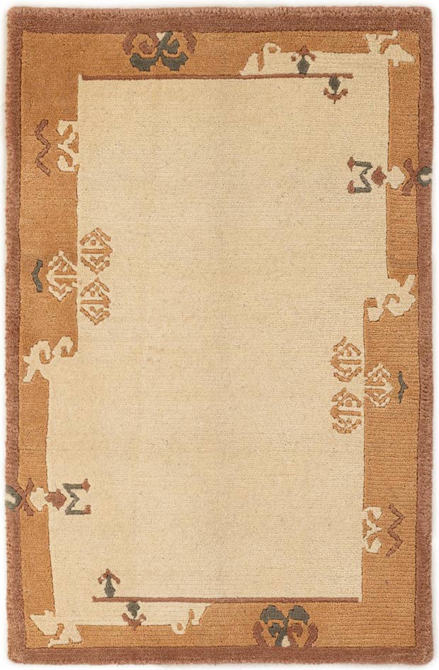 Detail image of 2' 2 x 3' 4 Hand Knotted Tibet Wool Rug