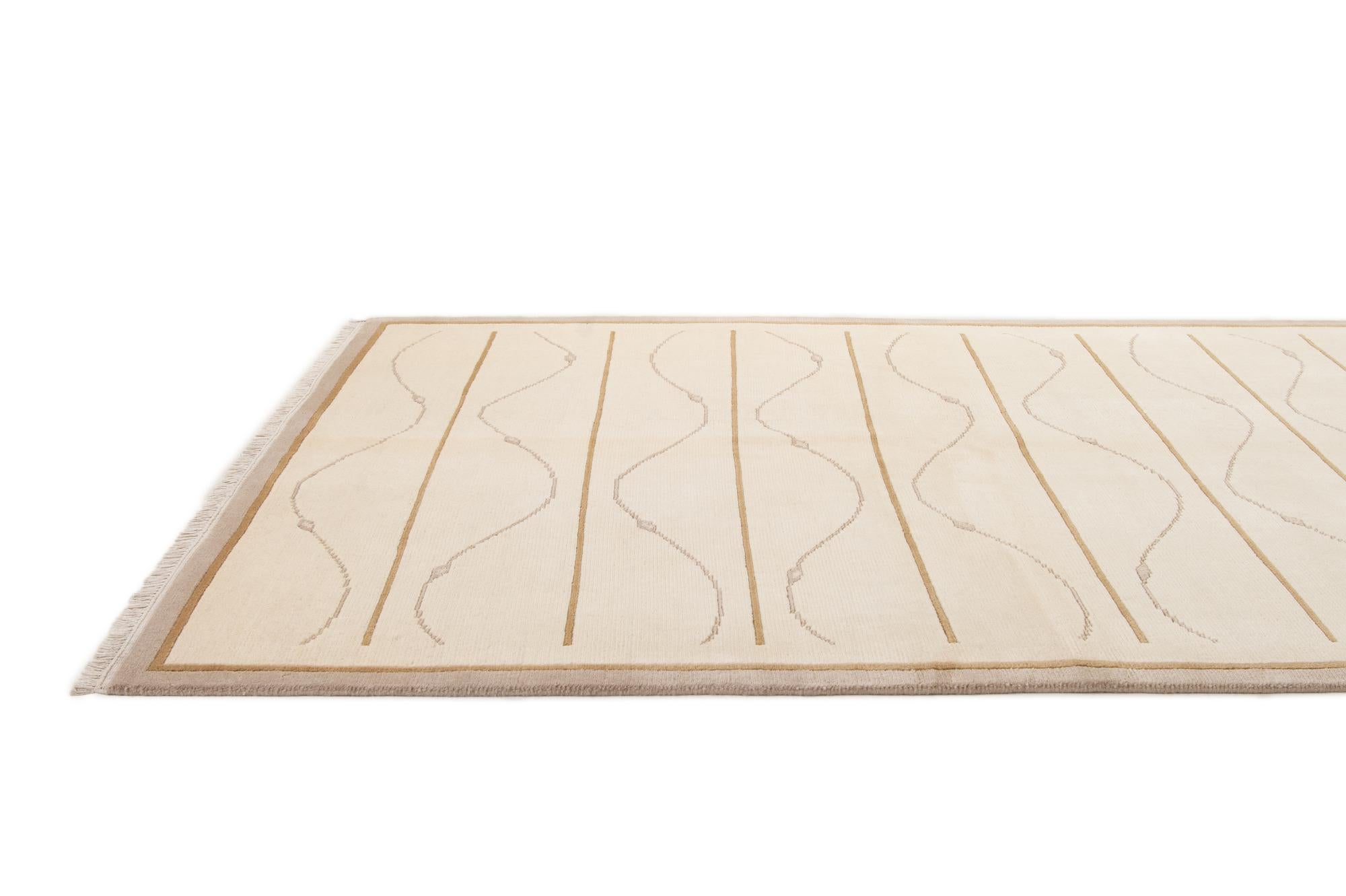 5' 8 x 7' 11 Hand Knotted Tibet Rug