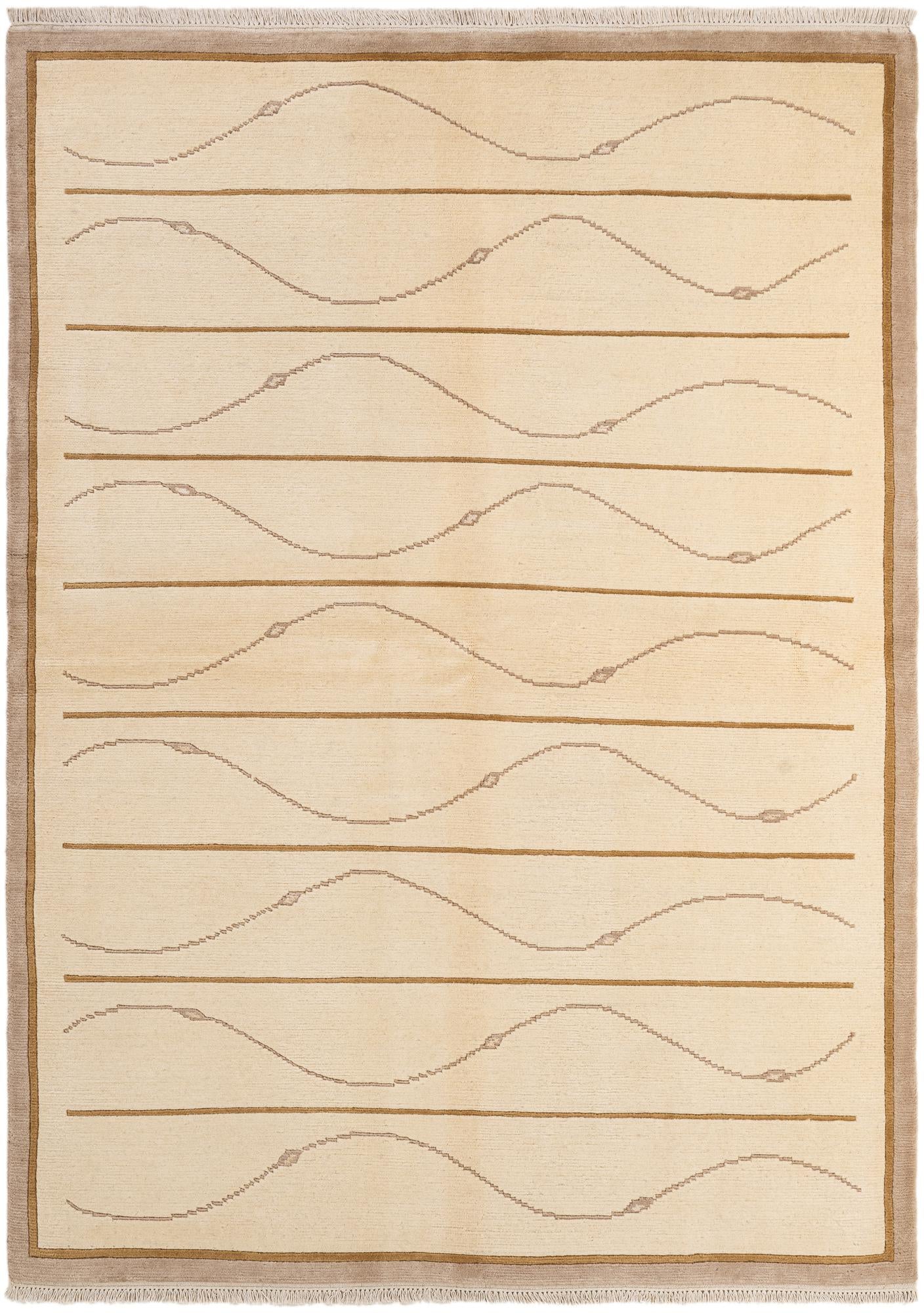 5' 8 x 7' 11 Hand Knotted Tibet Rug