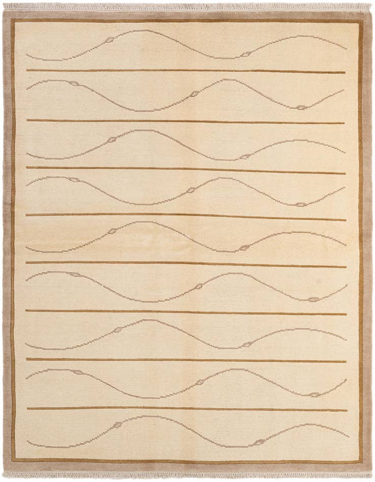 Detail image of 5' 8 x 7' 11 Hand Knotted Tibet Rug