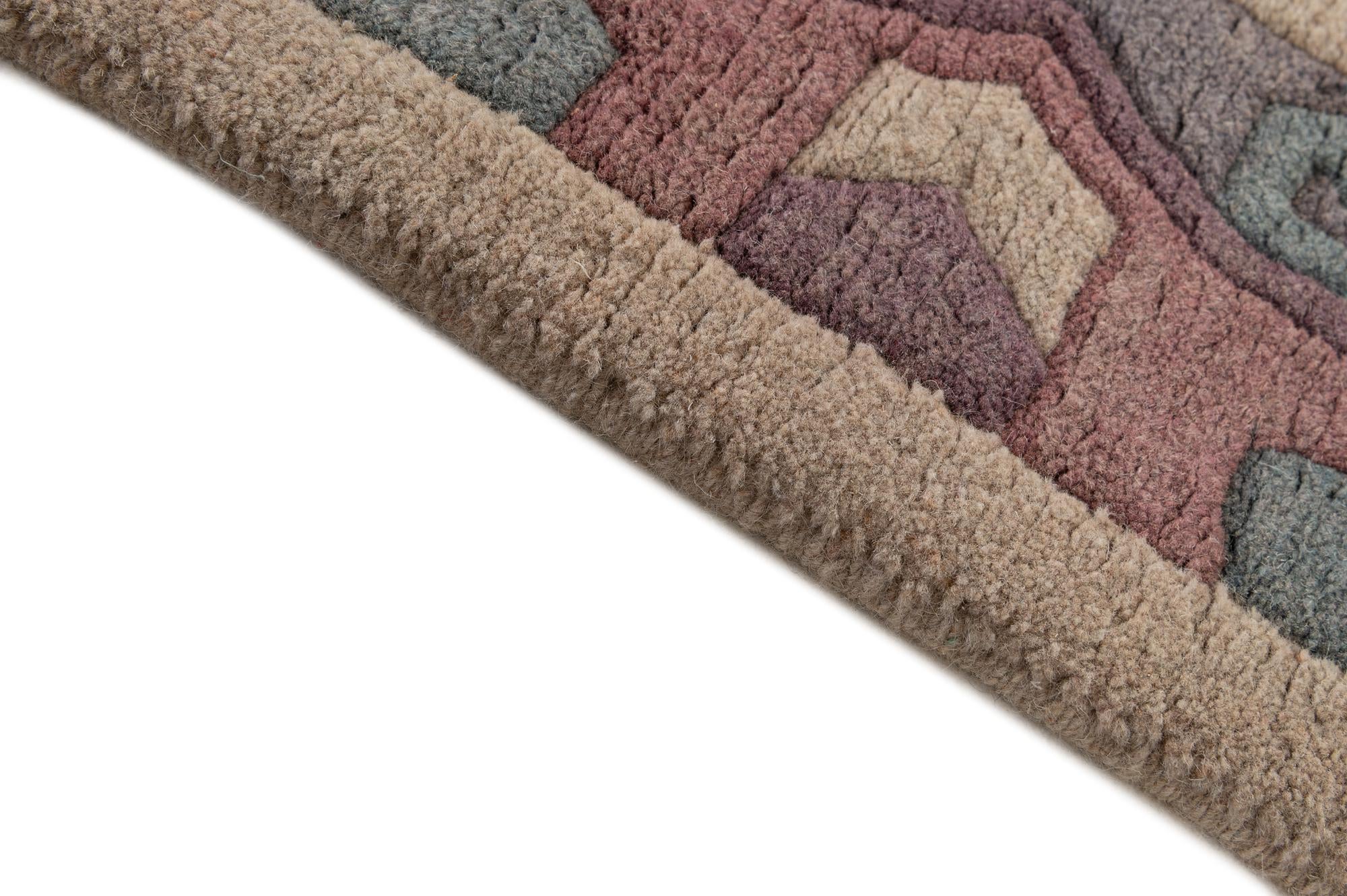 4' 2 x 5' 7 Hand Knotted Tibet Wool Rug