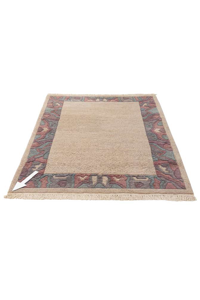 4' 2 x 5' 7 Hand Knotted Tibet Wool Rug