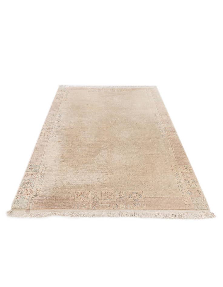 Detail image of 4' x 5' 9 Hand Knotted Tibet Wool Rug