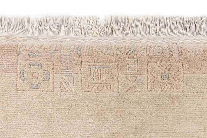 4' x 5' 9 Hand Knotted Tibet Wool Rug