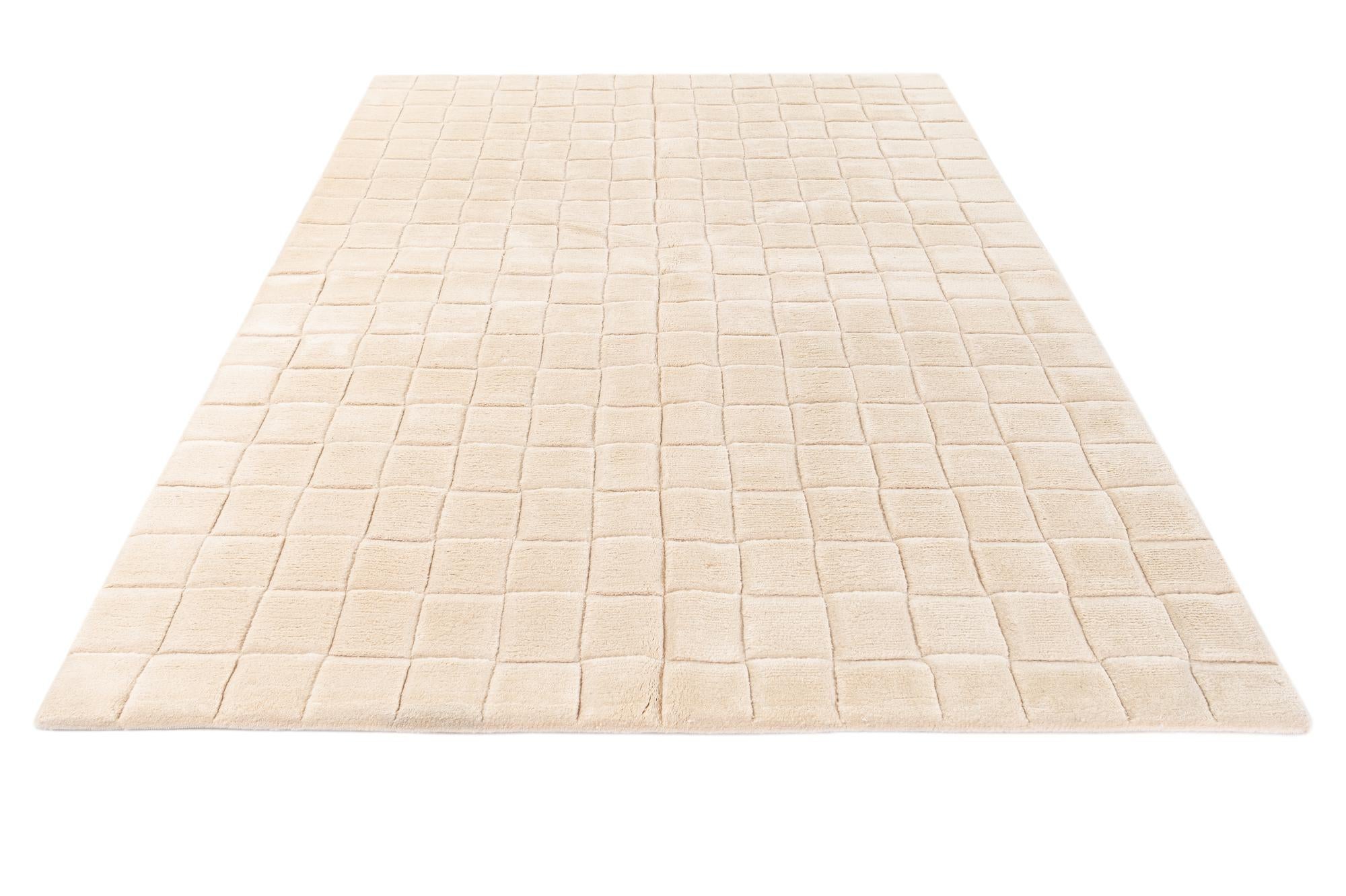 5' 9 x 7' 11 Hand Knotted Tibet Wool Rug