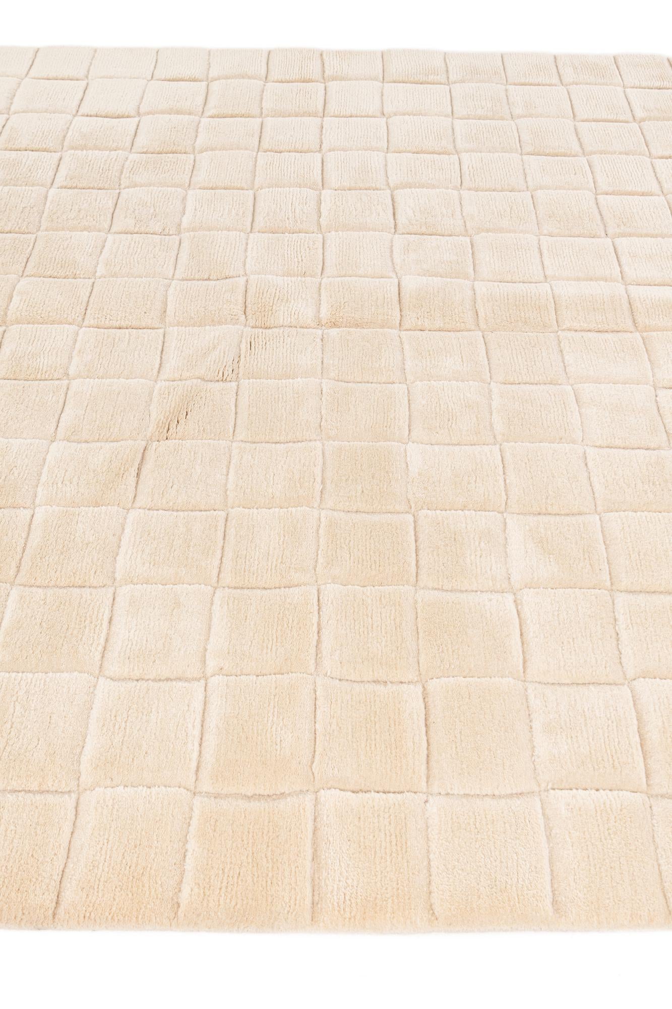 5' 9 x 7' 11 Hand Knotted Tibet Wool Rug