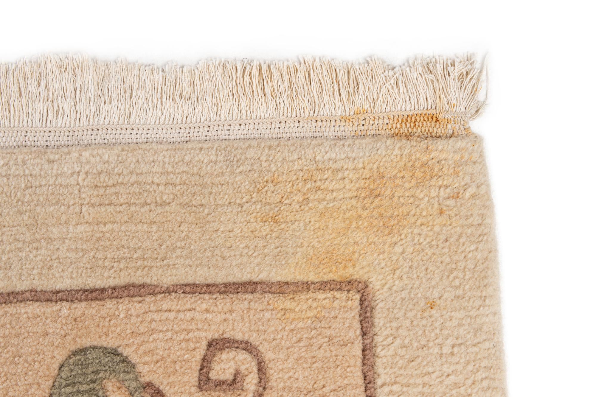 8' 6 x 11' 4 Hand Knotted Tibet Wool Rug