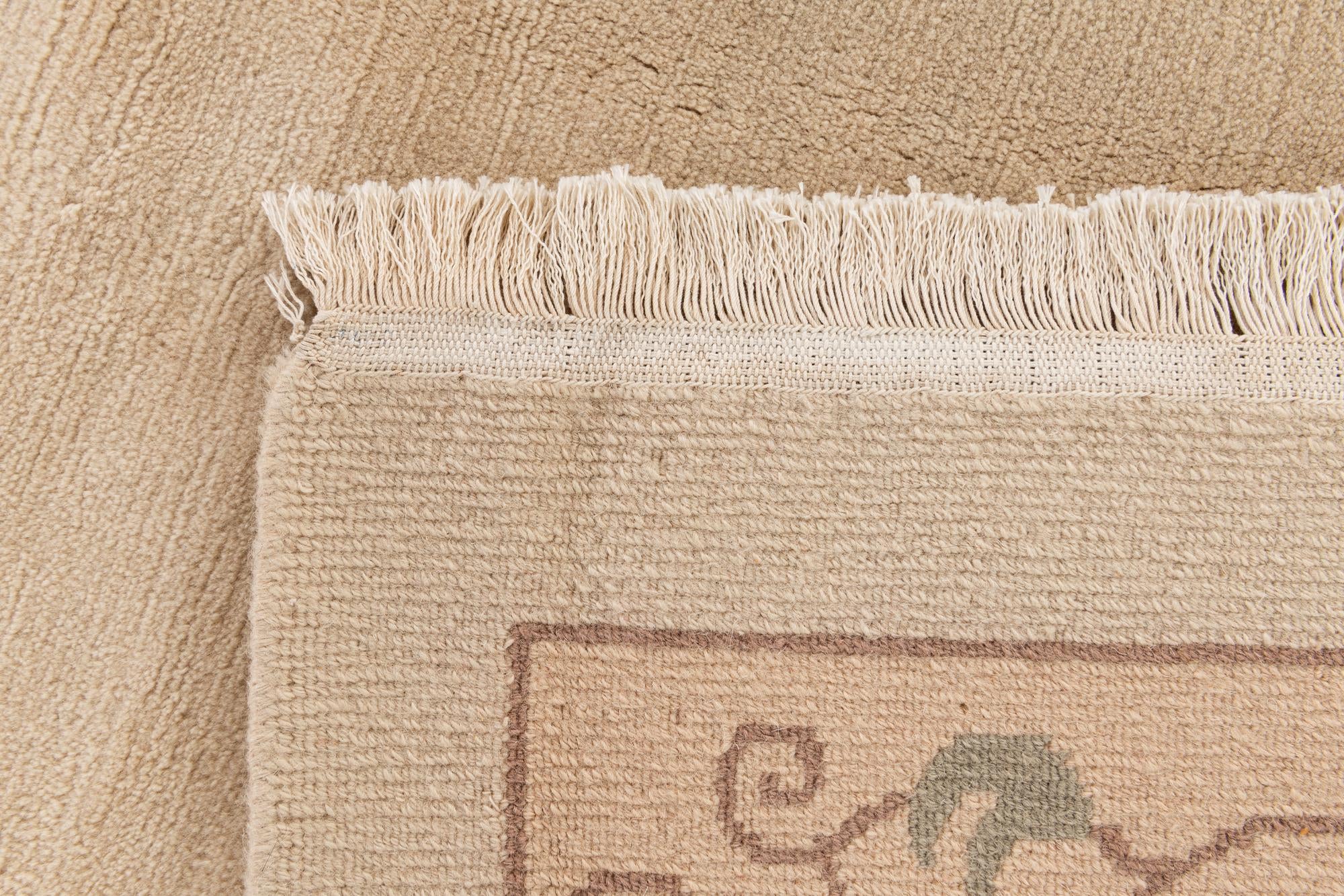 8' 6 x 11' 4 Hand Knotted Tibet Wool Rug