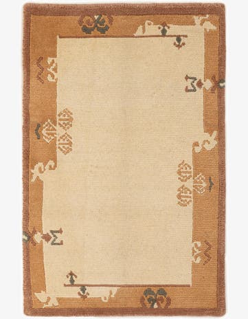 2' 2 x 3' 4 Hand Knotted Tibet Wool Rug