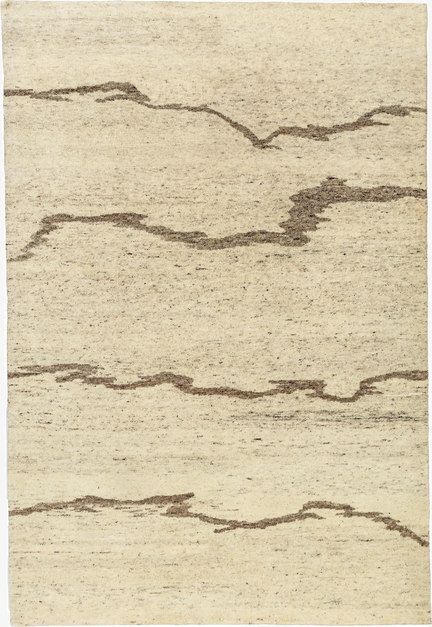 4' 1 x 6'  Hand Knotted Tibet Wool Rug