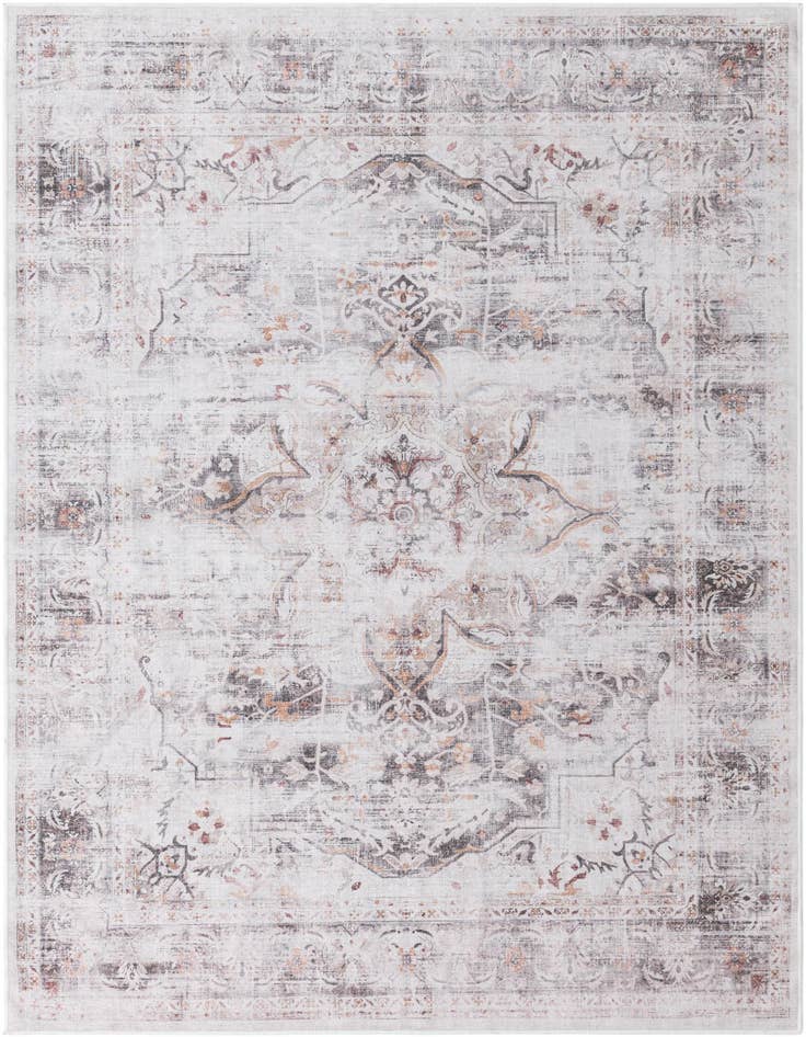 Detail image of 6' 2 x 9' Washable Timeless Rug