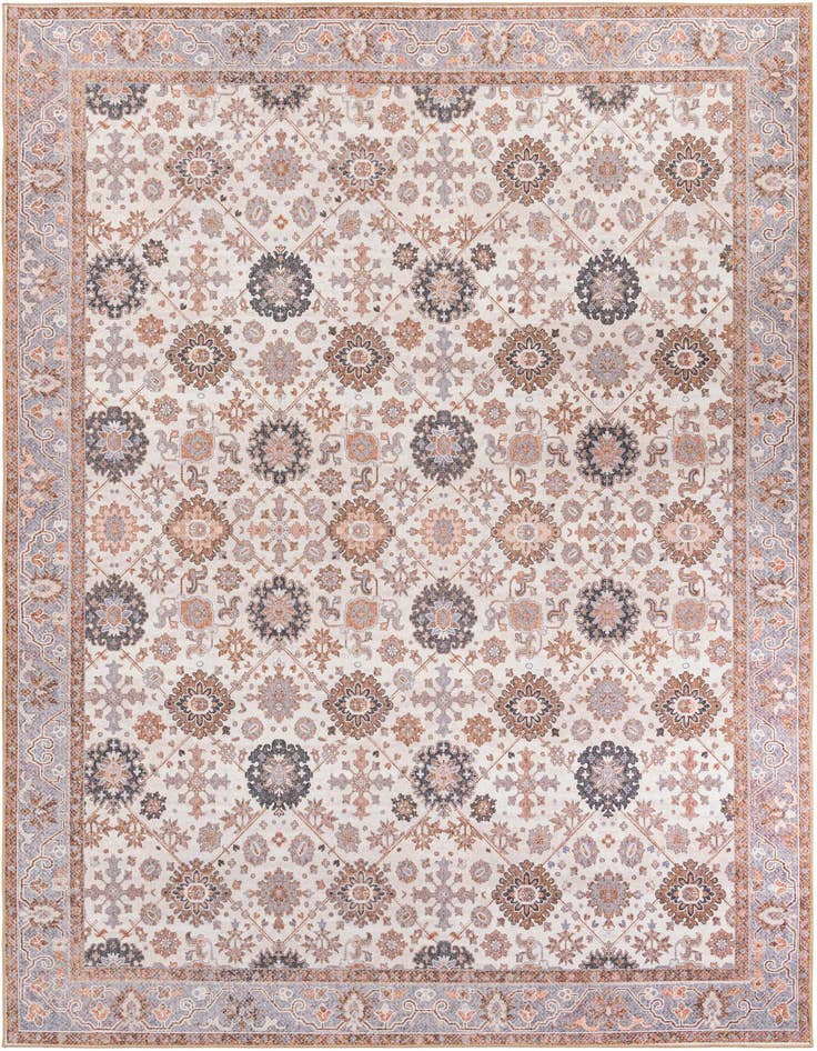 Detail image of 9' 5 x 13' 1 Washable Timeless Rug