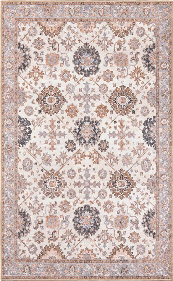Detail image of 5' 1 x 8' Washable Timeless Rug