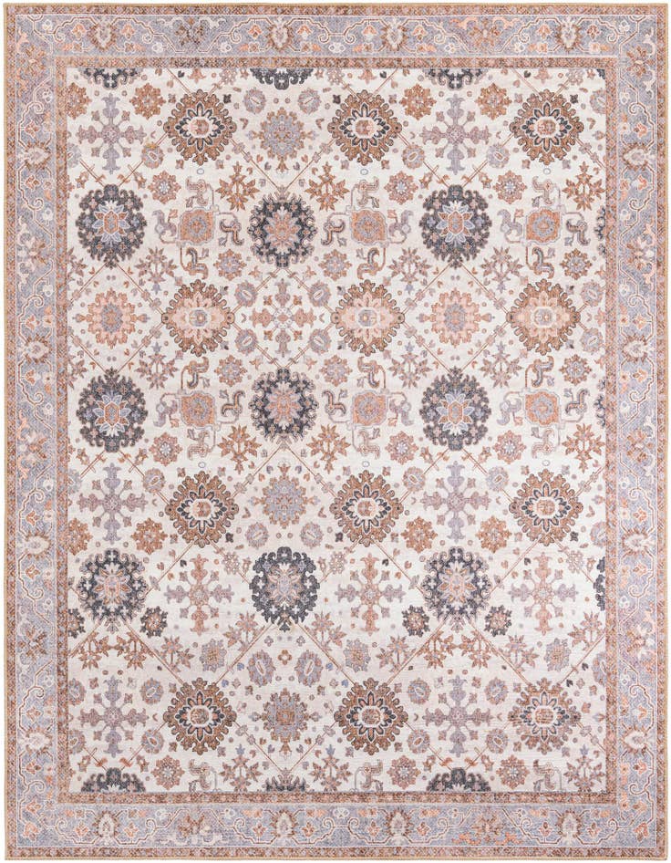 Detail image of 7' 10 x 10' Washable Timeless Rug