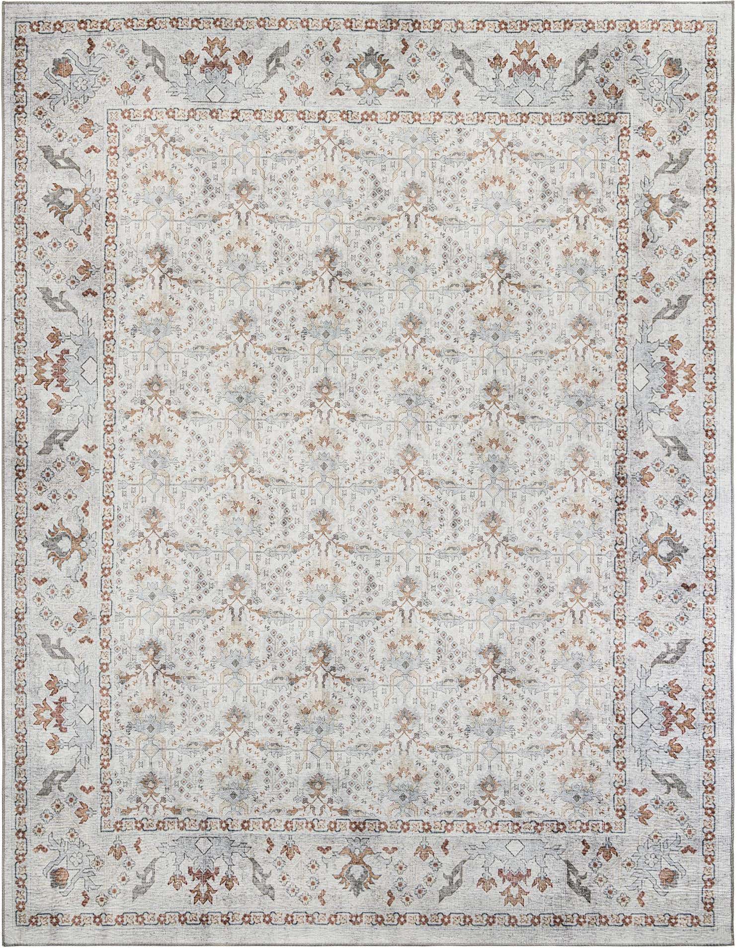 9' 5 x 13' 1 Washable Timeless Rug