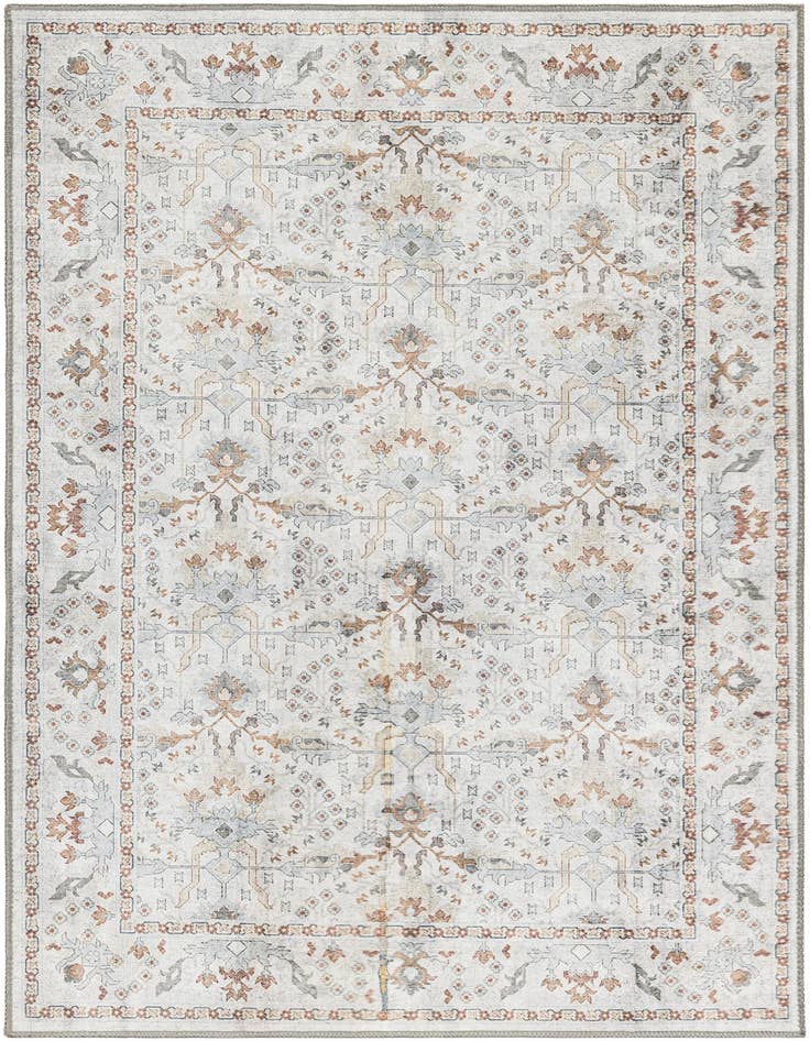 Detail image of 4' 1 x 6' 1 Washable Timeless Rug