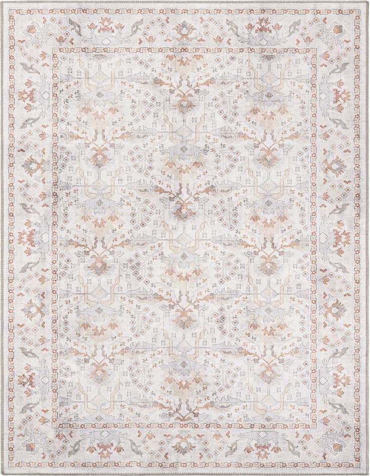 Detail image of 5' 1 x 8' Washable Timeless Rug
