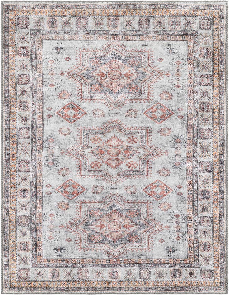 Detail image of 3' 6 x 5' 6 Washable Timeless Rug