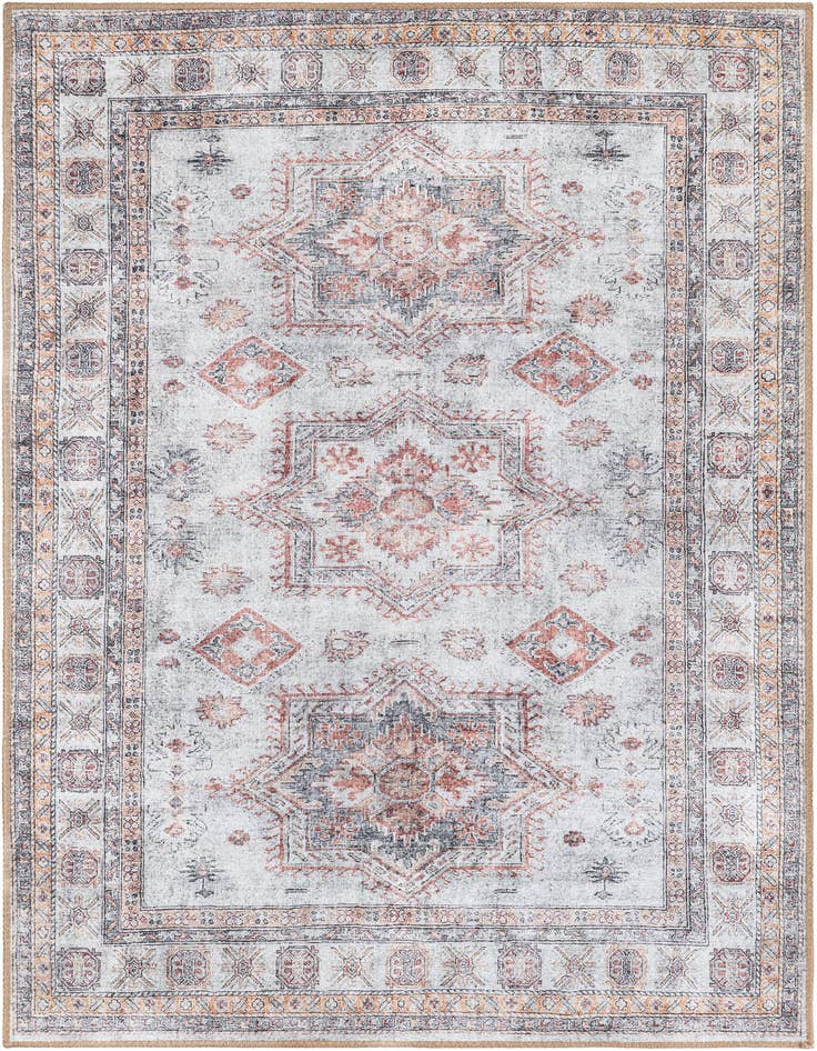 Detail image of 4' 1 x 6' 1 Washable Timeless Rug