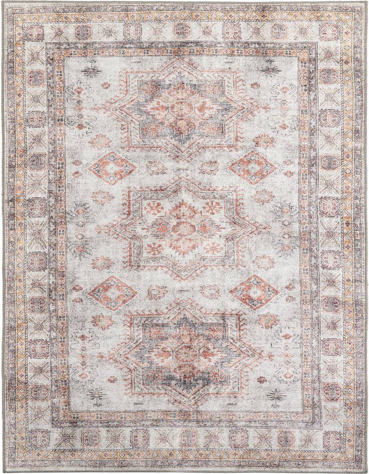 Detail image of 5' 1 x 8' Washable Timeless Rug