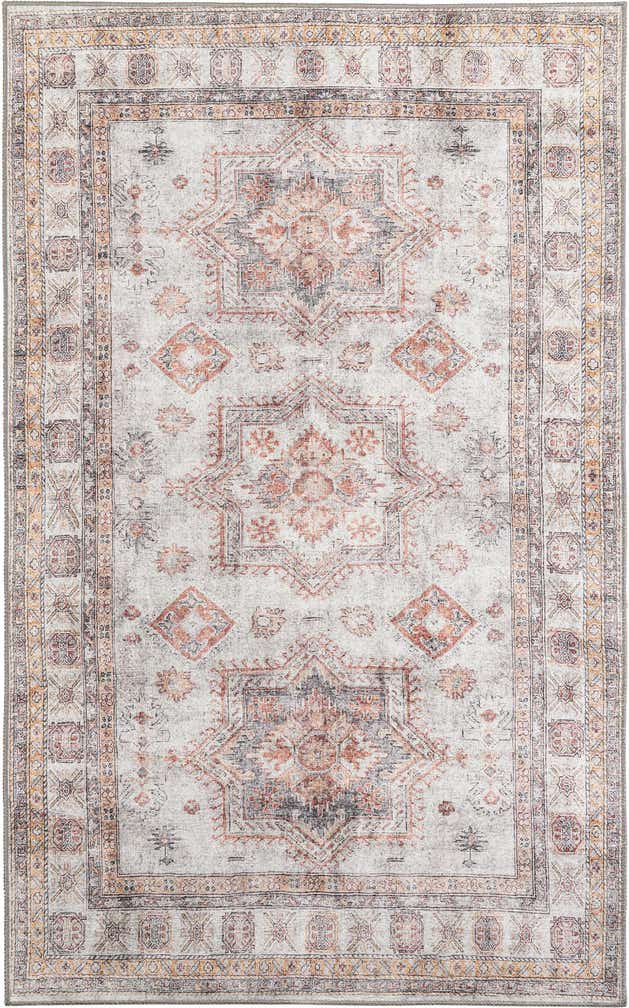 5' 1 x 8' Washable Timeless Rug