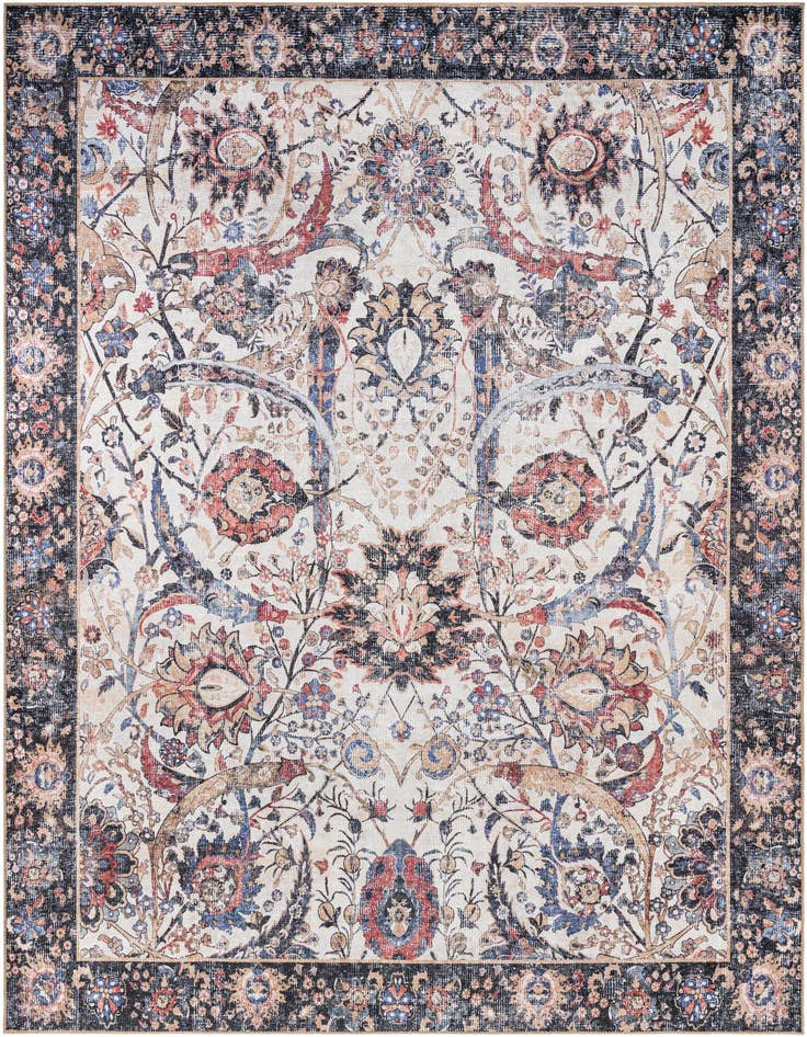 Detail image of 9' 5 x 13' 1 Washable Timeless Rug