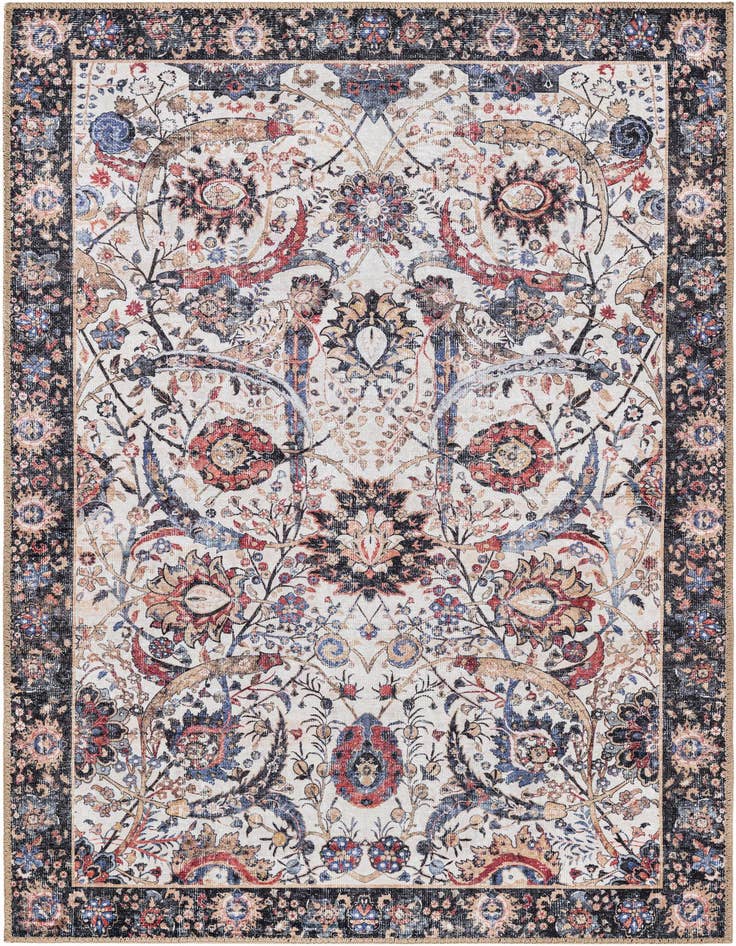 Detail image of 3' 6 x 5' 6 Washable Timeless Rug