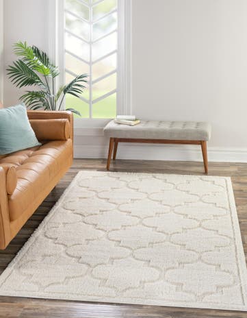 5' x 8' Trellis Shag Rug