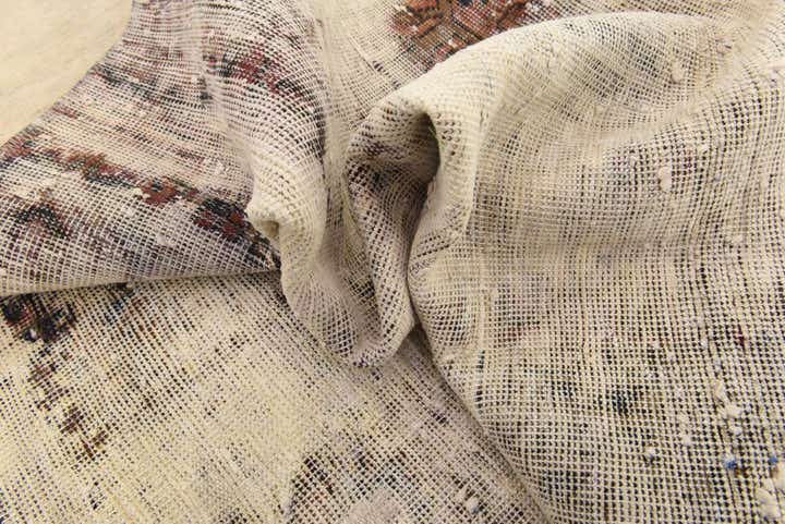 5' x 9' 3 Hand Knotted Ultra Vintage Persian Wool Rug