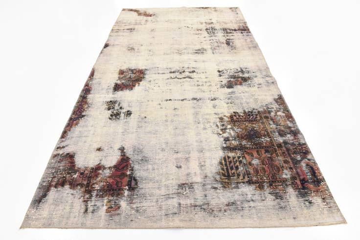Detail image of 5' x 9' 3 Hand Knotted Ultra Vintage Persian Wool Rug