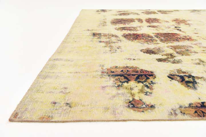 6' 9 x 11' 2 Hand Knotted Ultra Vintage Persian Wool Rug