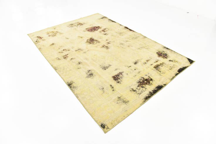 Detail image of 6' 9 x 9' 9 Hand Knotted Ultra Vintage Persian Wool Rug