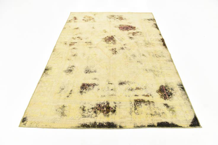 Detail image of 6' 9 x 9' 9 Hand Knotted Ultra Vintage Persian Wool Rug