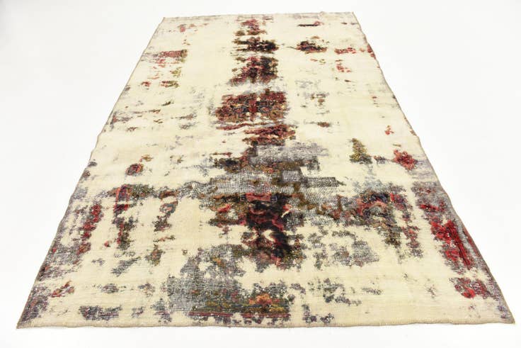 Detail image of 6' x 9' 10 Hand Knotted Ultra Vintage Persian Wool Rug