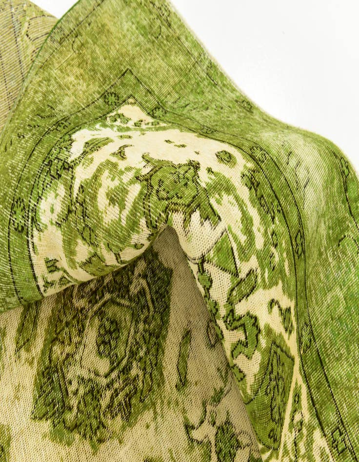 Detail image of 6' 4 x 9' 8  Hand Knotted Ultra Vintage Persian Wool Rug