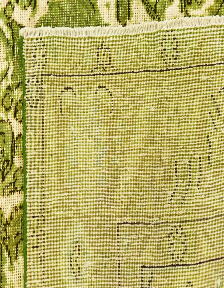 Detail image of 6' 4 x 9' 8  Hand Knotted Ultra Vintage Persian Wool Rug